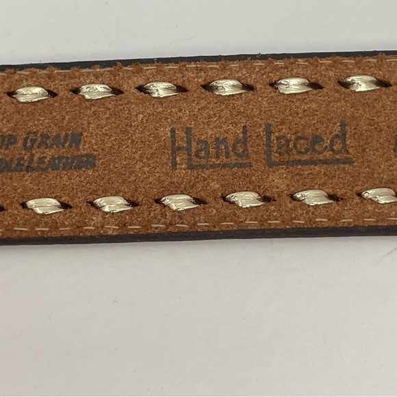 42 inch Top Grain Leather Tooled Belt with “Jim” on belt - Picture 7 of 9